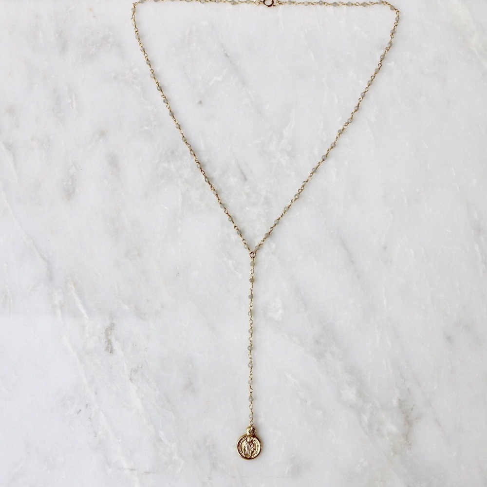 Lourdes Lariat Necklace ✨